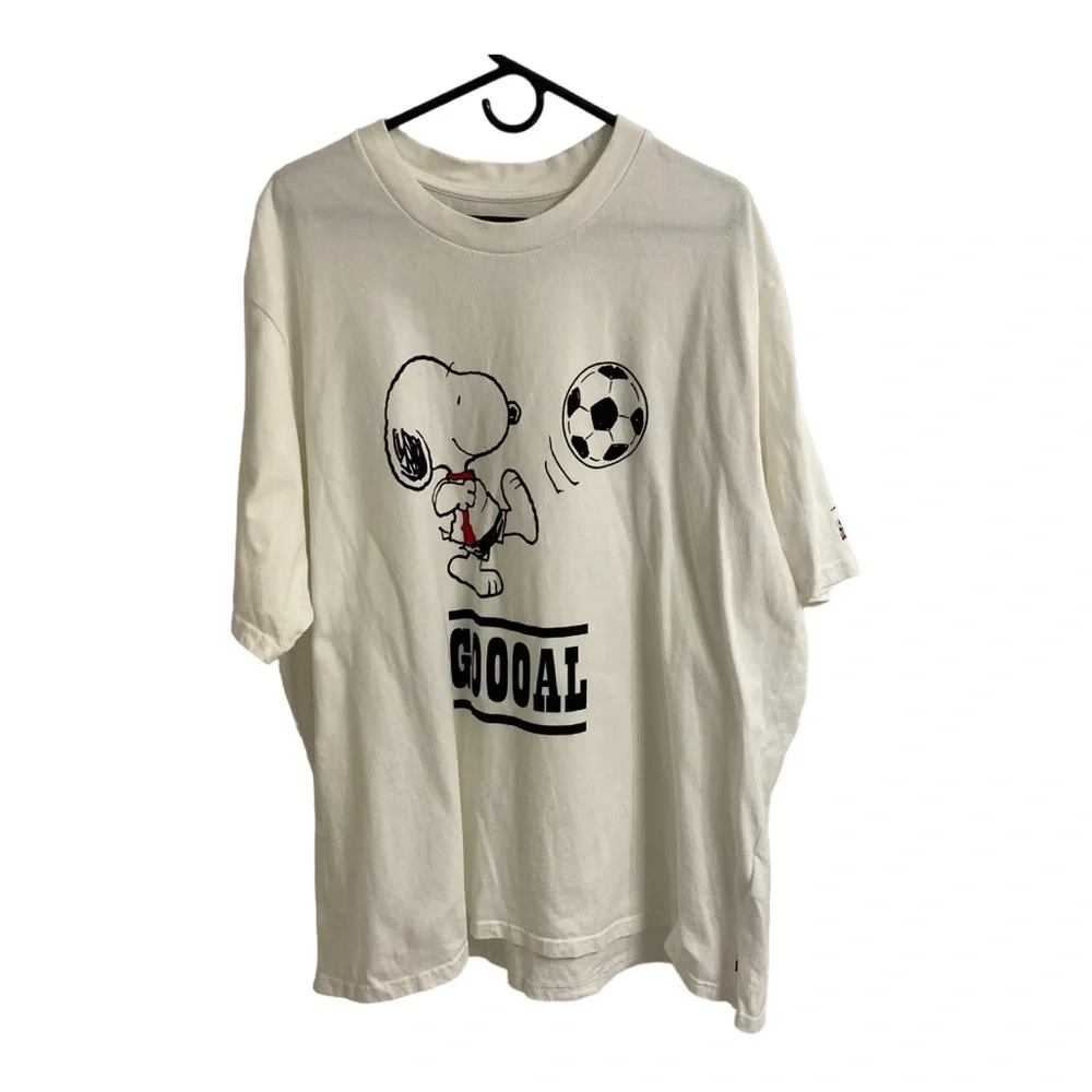 Levi’s X Peanuts heavyweight tee with Snoopy soccer graphic